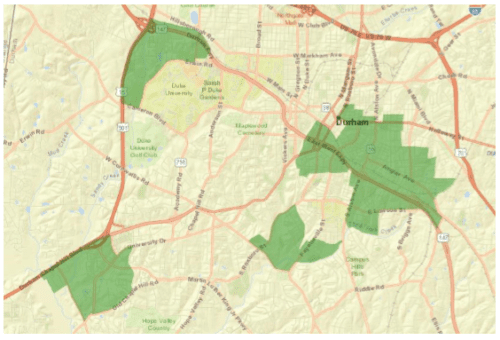 Durham Impact Map