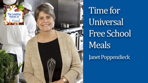 Janet Poppendieck podcast free school meals