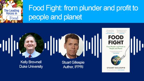 Podcast with Stuart Gillespie on his book Food Fight